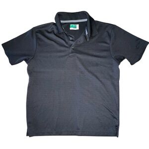 Ben Hogan Performance Polo Shirt Men's Size M Black Short Sleeve Recycled Golf
